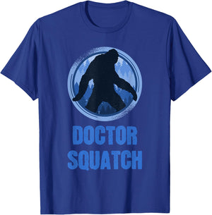 Walking Sasquatch - Doctor Squatch T-Shirt - T-Shirt | Royal