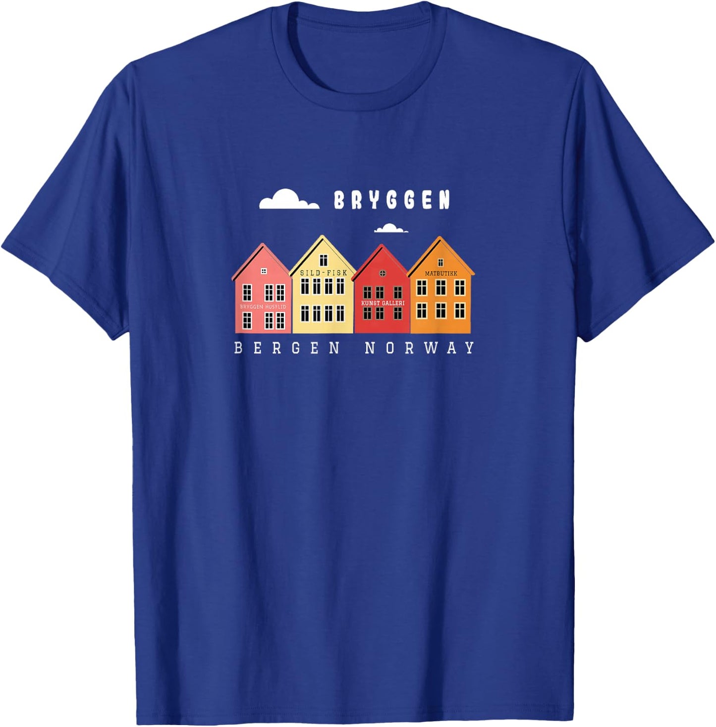 Norway Bergen Bryggen XO4U Original T-Shirt - T-Shirt | Royal