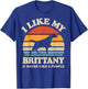 I Like My Brittany Spaniel And Maybe Like 3 People Dog Retro Women Girls Kids T-Shirt - T-Shirt | Royal