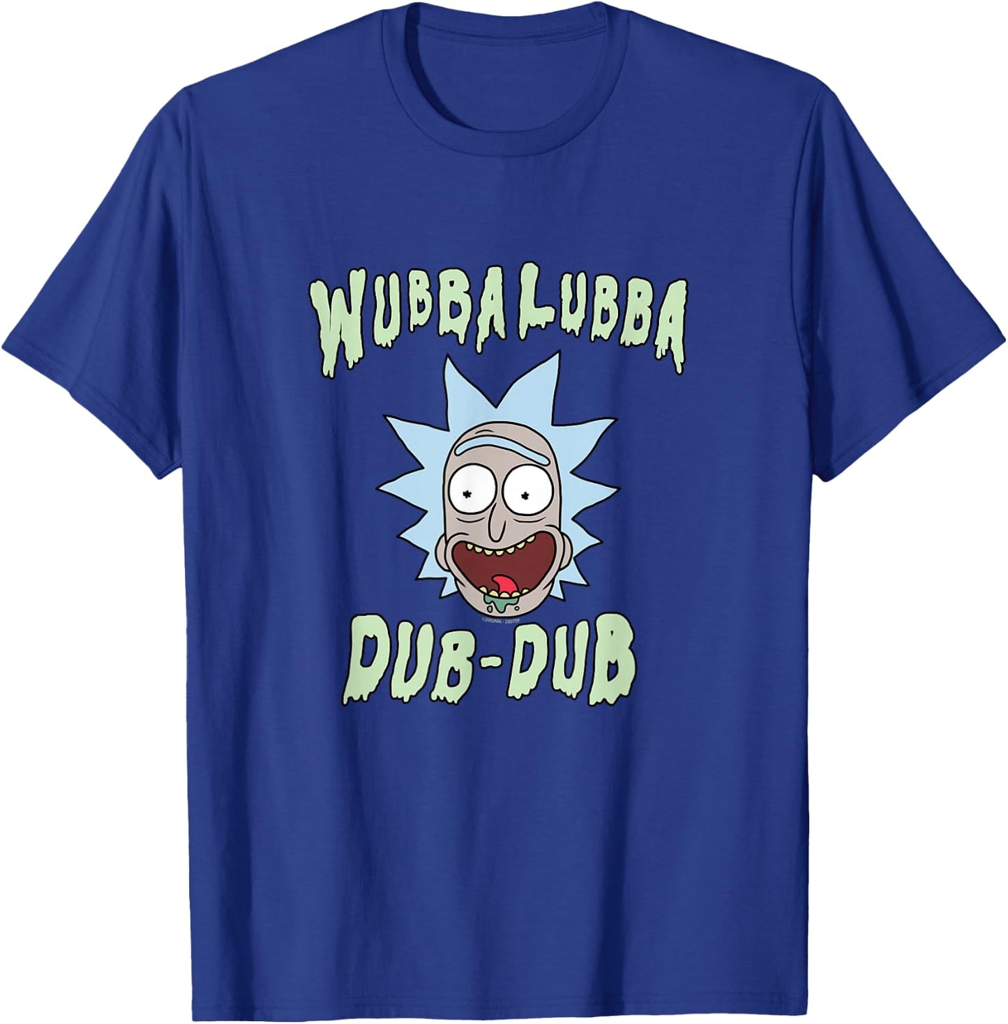 Rick and Morty Wubba Lubba Dub-Dub Drippy Text T-Shirt - T-Shirt | Royal