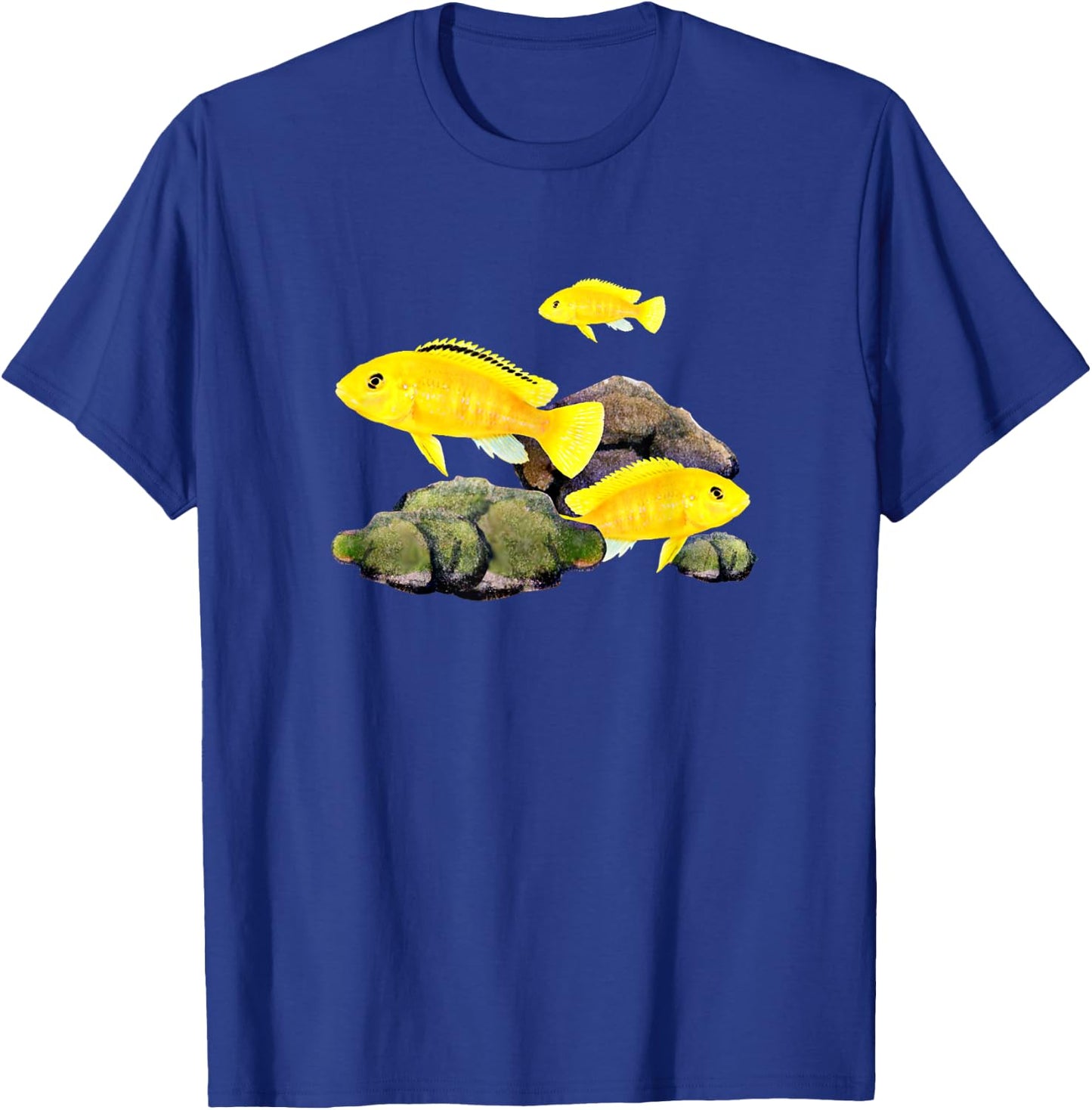 Electric Yellow Labs Cichlids Aquarium Fish Keepers Breeder T-Shirt - T-Shirt | Royal