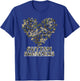 Heart Puzzle Autism Awareness Camoflauge Military Tactical T-Shirt - T-Shirt | Royal
