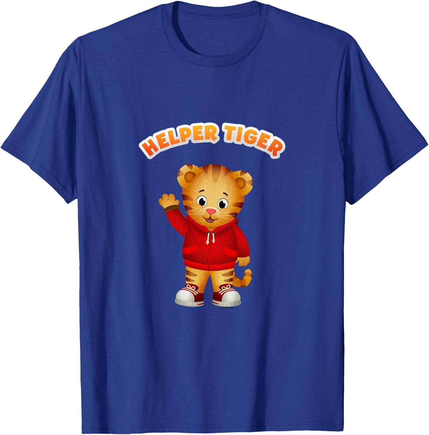 Daniel Tiger is a Helper Tiger T-Shirt - T-Shirt | Royal