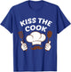Grillmeister Chef Baker Kitchen Staff Kiss The Cook T-Shirt - T-Shirt | Royal