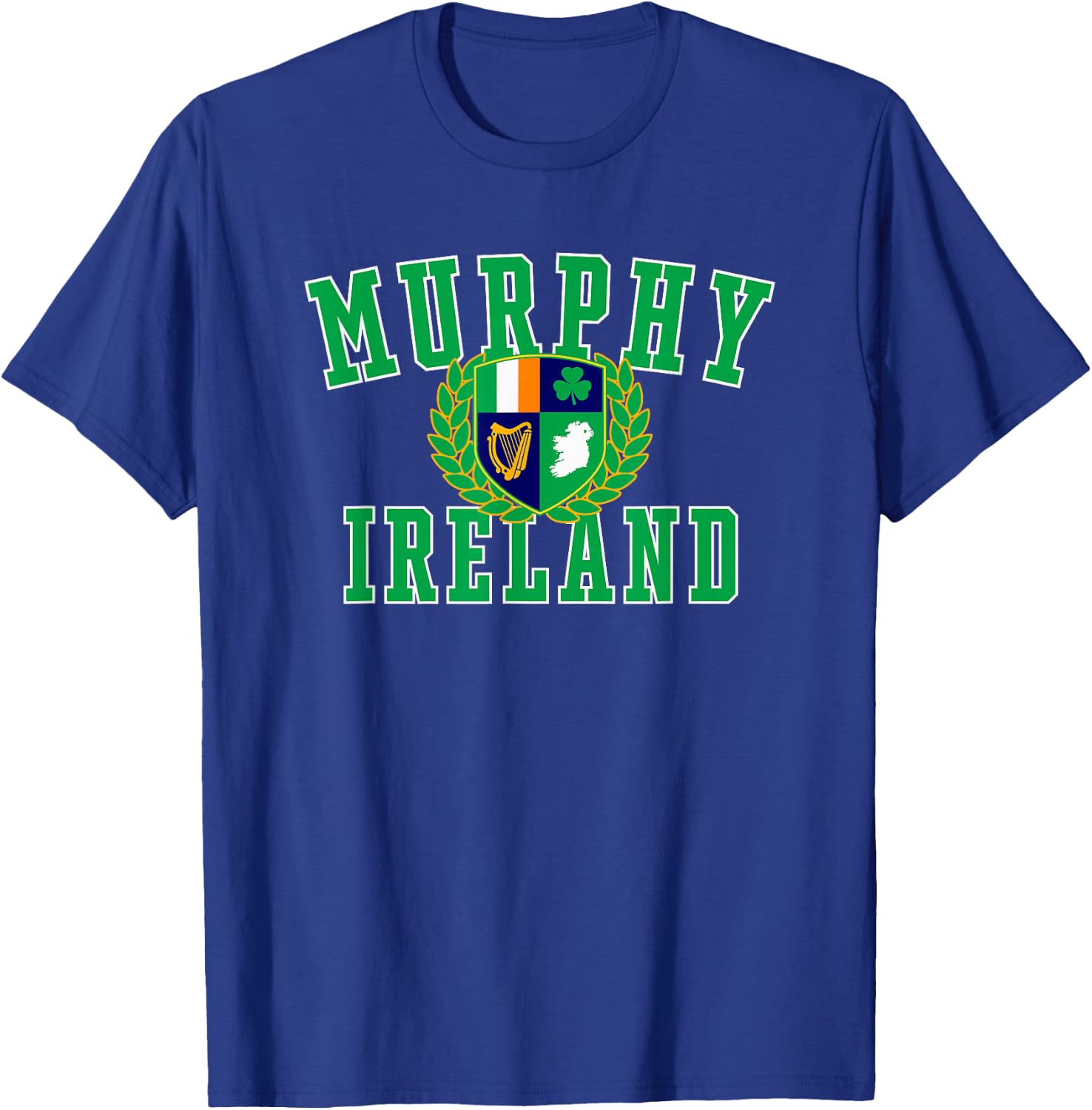 Irish Surname Murphy Ireland Crest T-Shirt - T-Shirt | Royal