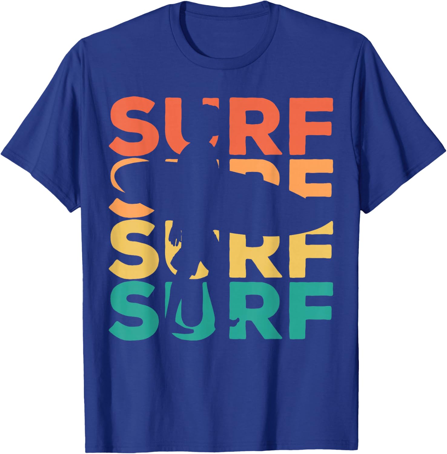 Surf - Retro Vintage Surfing - Surfer T-Shirt - T-Shirt | Royal