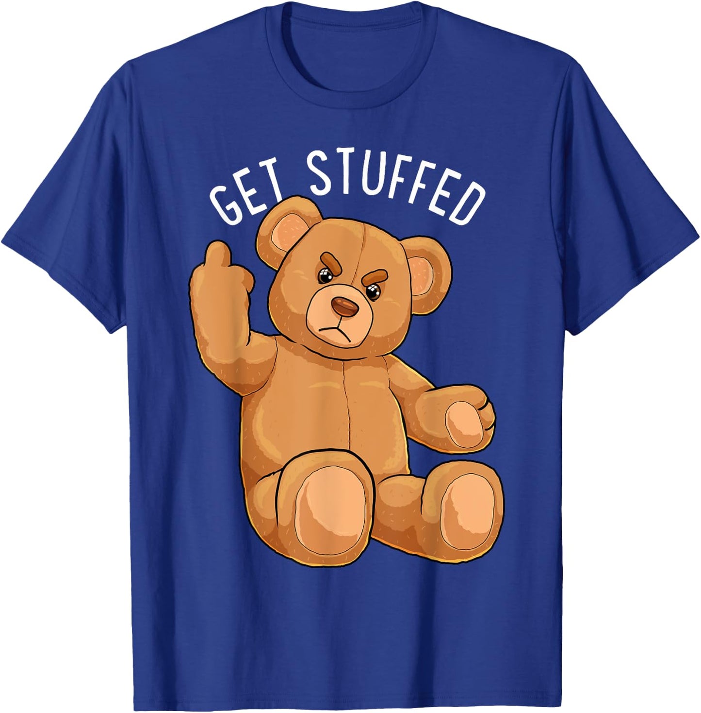 Get Stuffed Angry Teddy Bear Stuffed Bear Hipster Hipster Hipster T-Shirt - T-Shirt | Royal