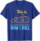 Roller Coaster Design for Adults Men And Women T-Shirt - T-Shirt | Royal