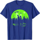 X-Files Mulder & Scully Silhouettes In The Woods T-Shirt - T-Shirt | Royal