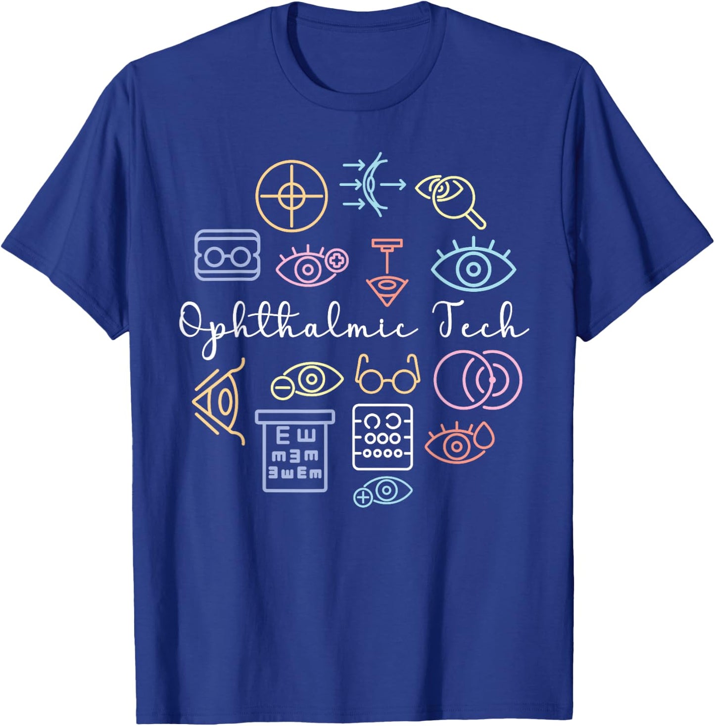 Ophthalmic Tech Ophthalmic Technician Best Ophthalmic Tech T-Shirt - T-Shirt | Royal