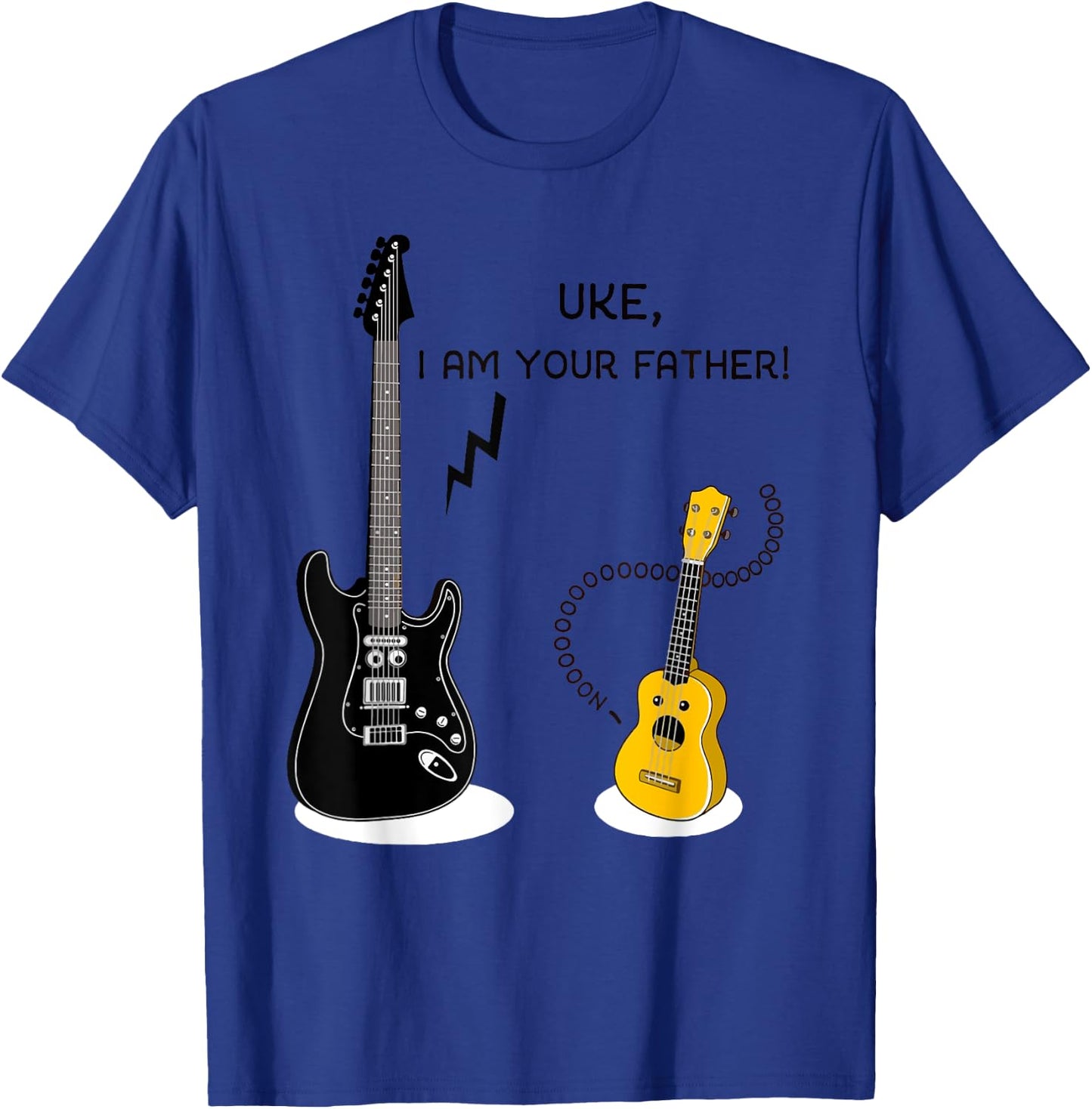 UKE I Am Your father - Funny Guitar T-Shirt - T-Shirt | Royal