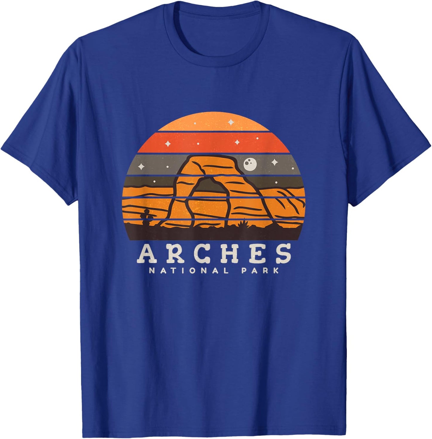 Arches National Park Moab Utah Vintage T-Shirt - T-Shirt | Royal