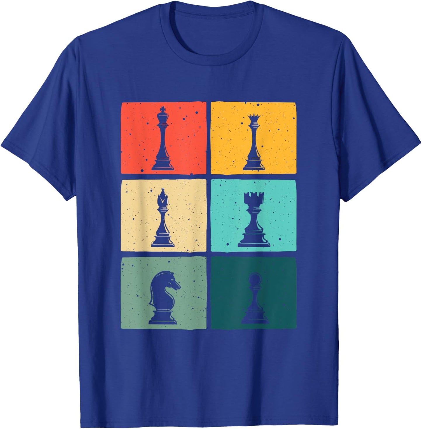 Funny Chess Gift Women Boys Kids Chess Player Pieces T-Shirt - T-Shirt | Royal