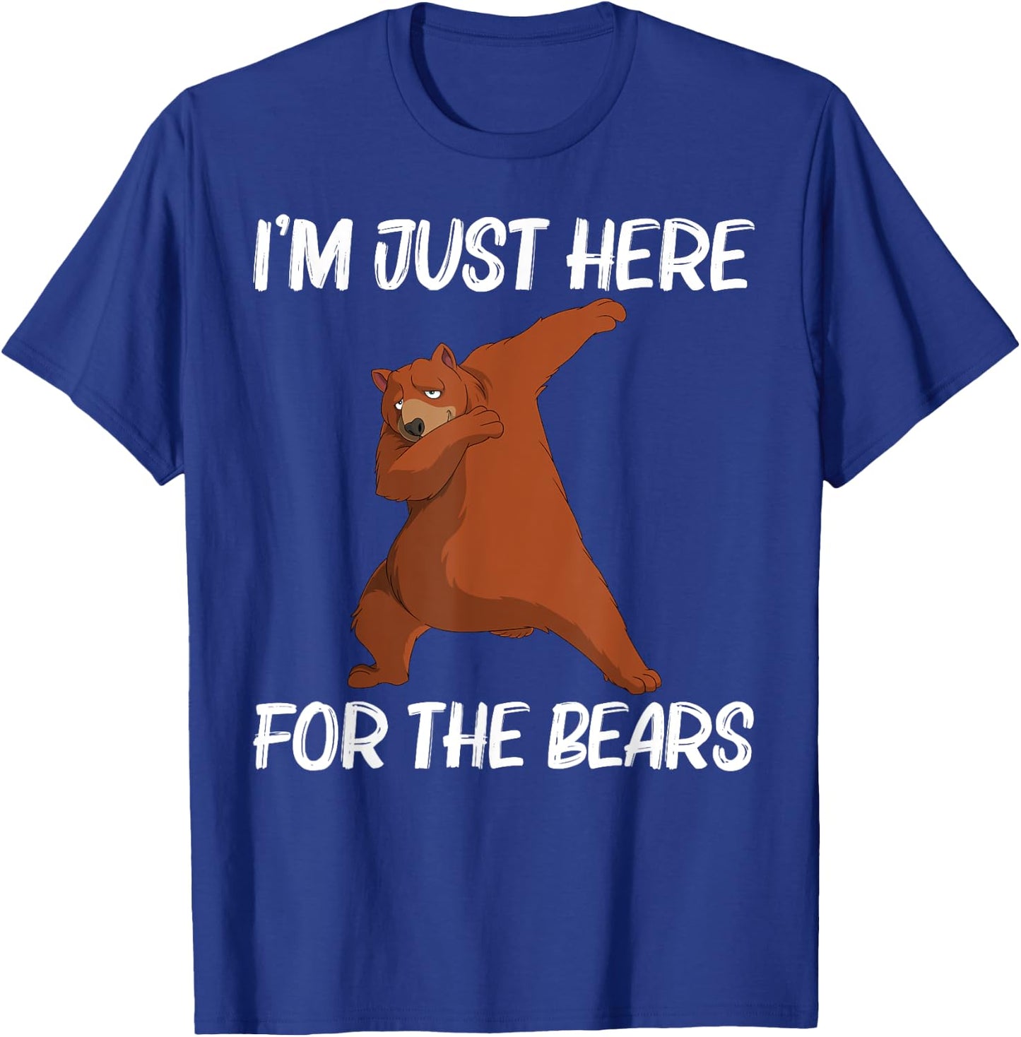 Funny Bear Gift Women Bear Mammal Animal T-Shirt - T-Shirt | Royal