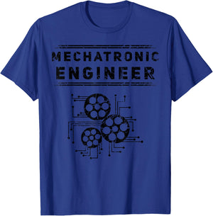 Mechatronics Engineering Mechatronics Engineer Robotics T-Shirt - T-Shirt | Royal
