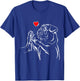 Pug Love Dog Women Girls T-Shirt - T-Shirt | Royal