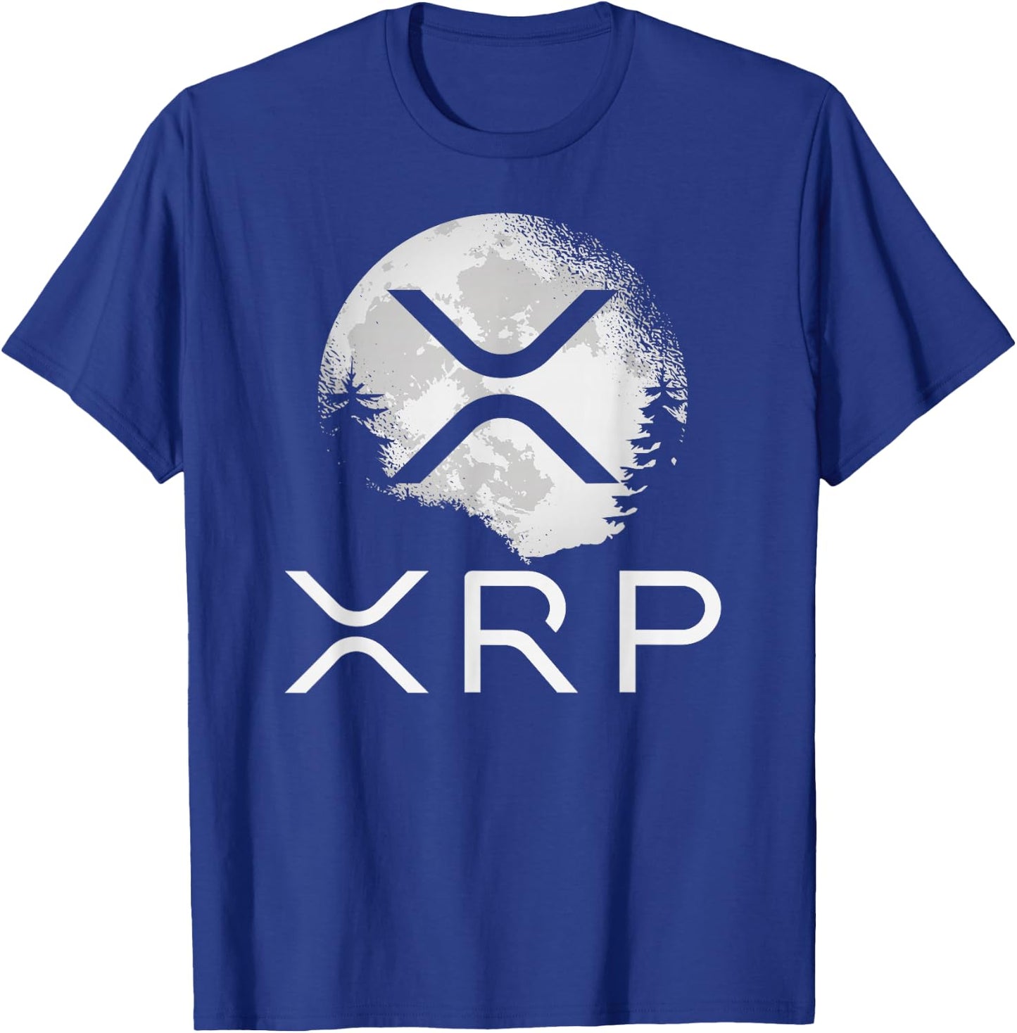 Ripple Coin Xrp Ledger Moon Cryptocurrency Bull Market T-Shirt - T-Shirt | Royal