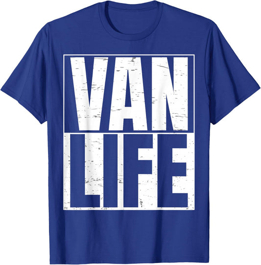 Van Life Gift a Van Life Vans Design Fans T-Shirt - T-Shirt | Royal