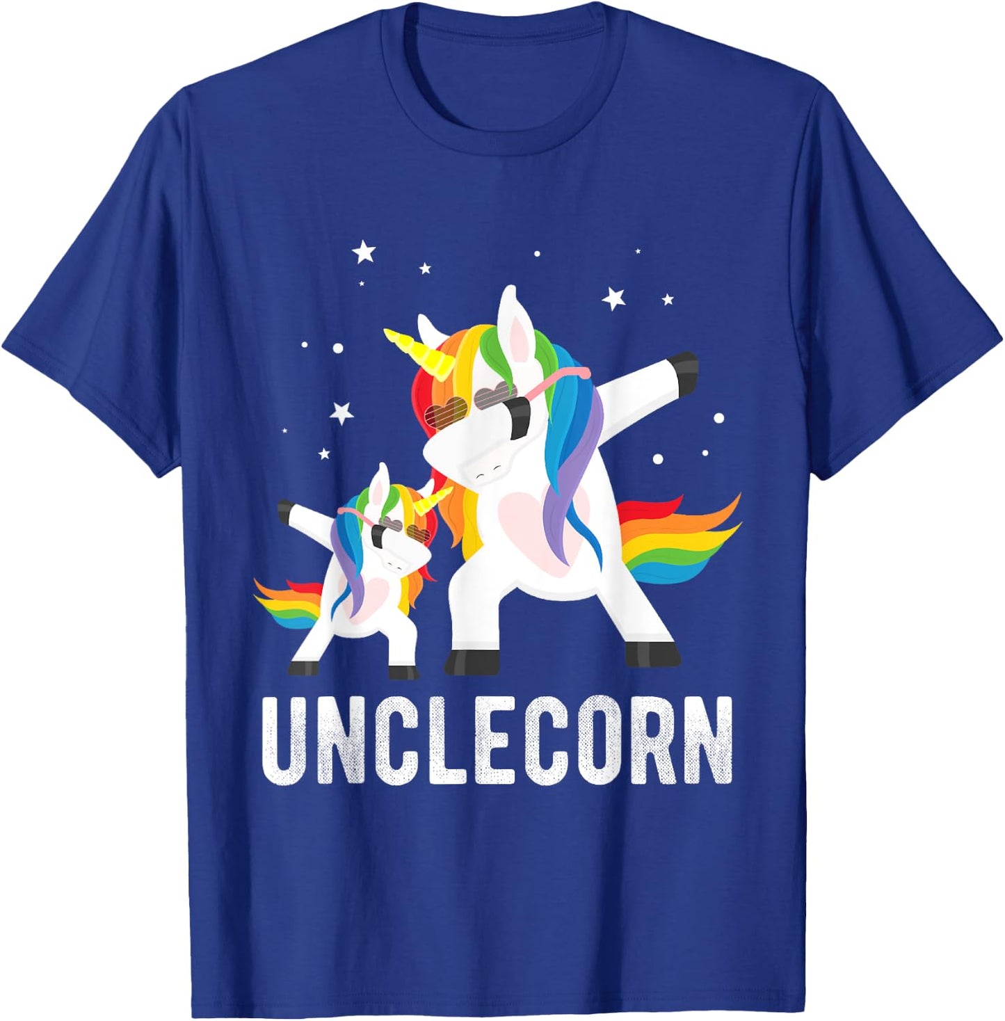 Dabbing Unclecorn, Funny Unicorn Lover for Uncle and Kid T-Shirt - T-Shirt | Royal