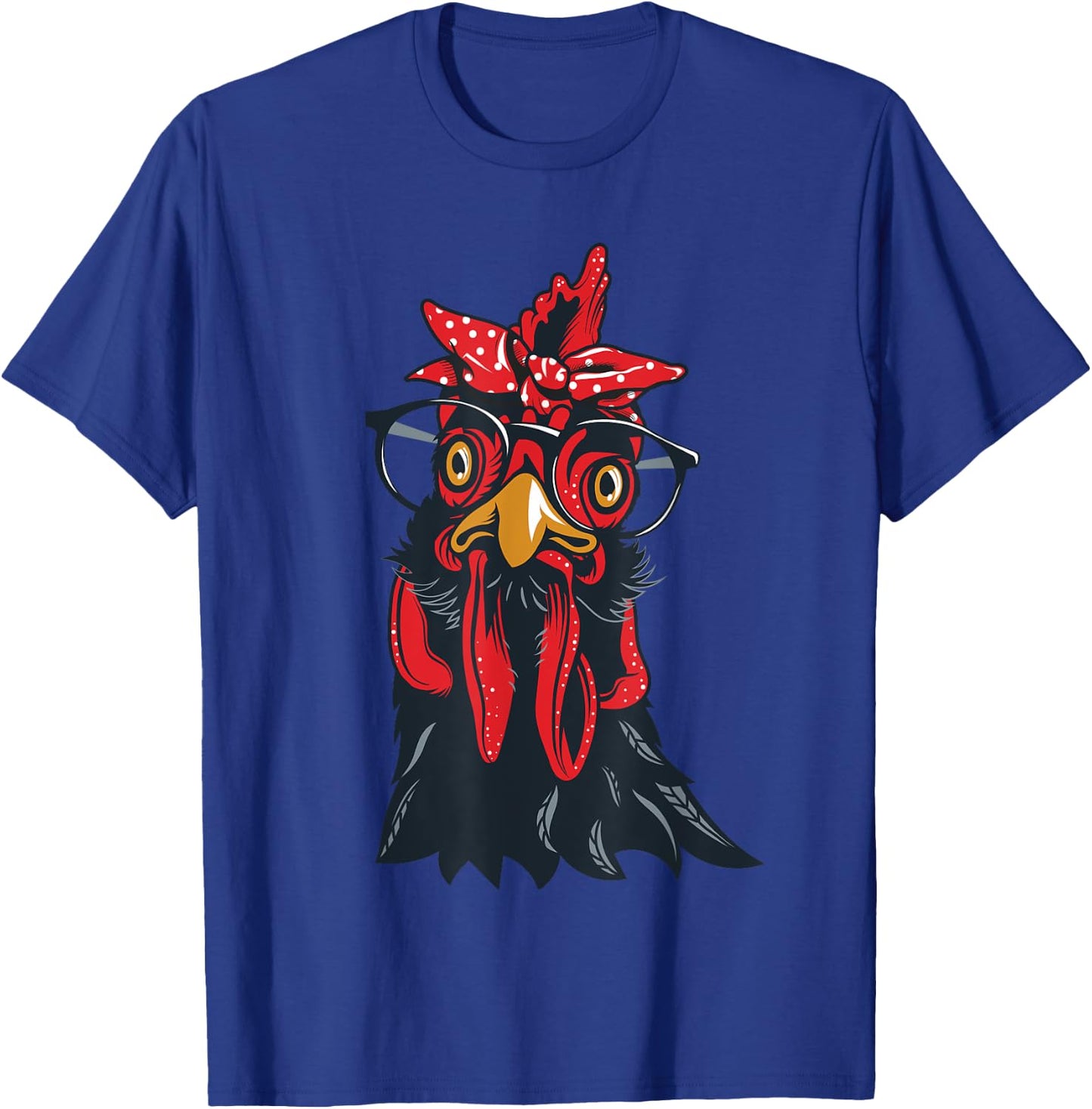 Chicken Lover Shirt Women Girls Farmer Rancher Chicken T-Shirt - T-Shirt | Royal