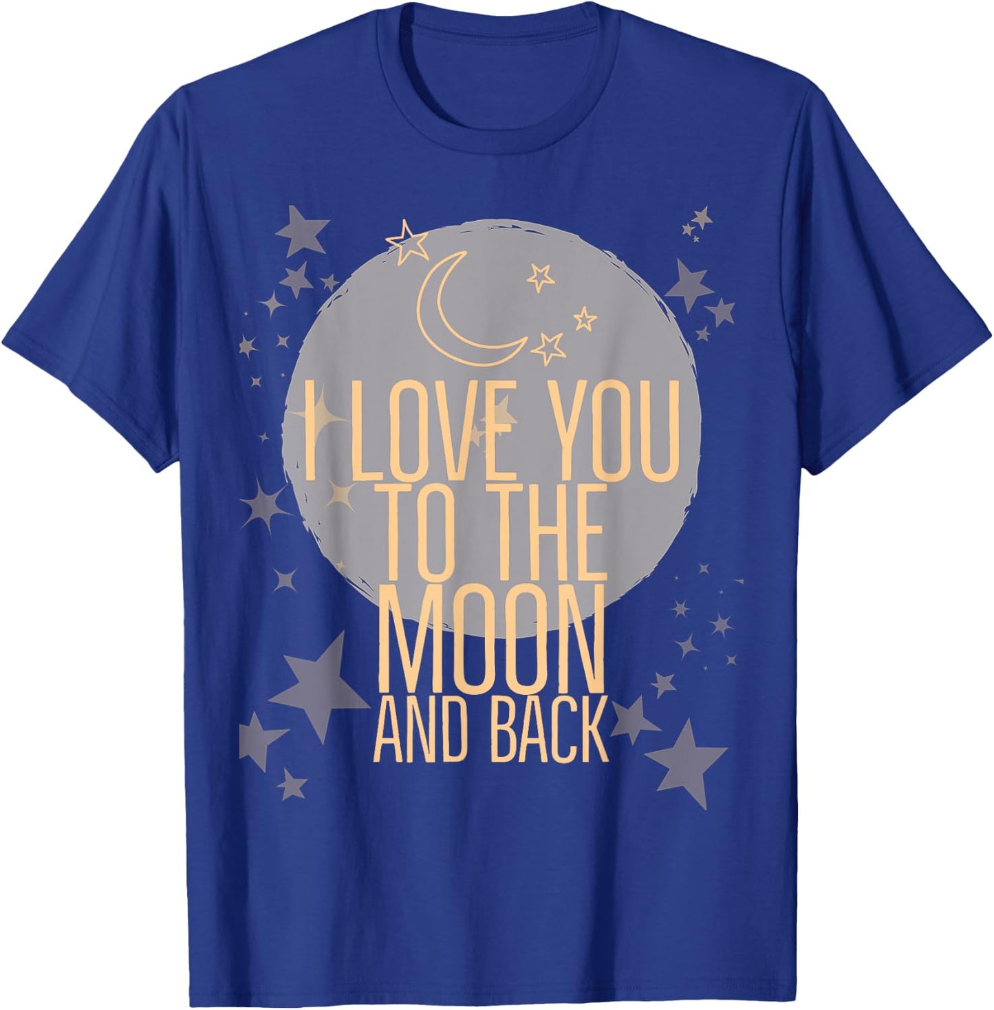 Vintage Moon and Stars PJ's Matching TOPS GIFT NIght Top T-Shirt - T-Shirt | Royal