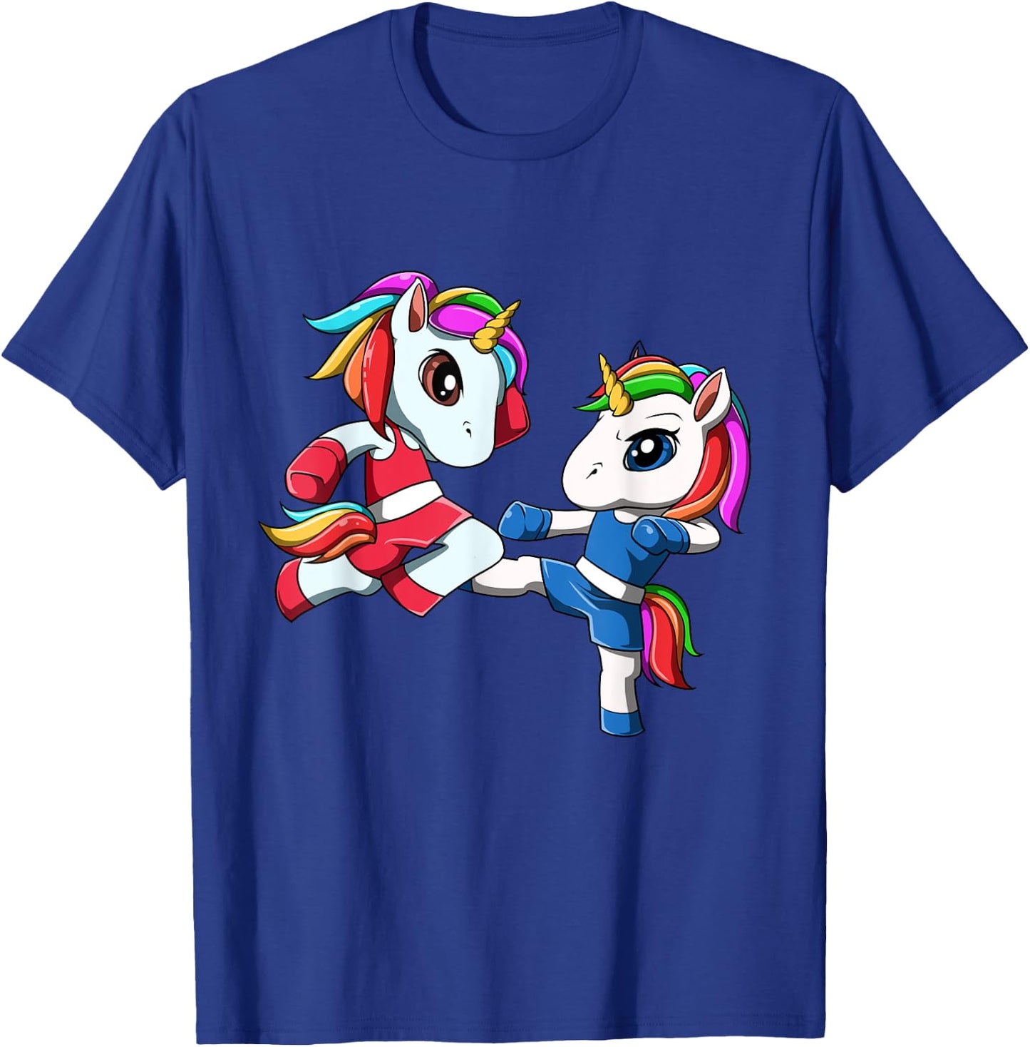 Unicorn Muay Thai - Nak Muay, Kickboxing Gift T-Shirt - T-Shirt | Royal
