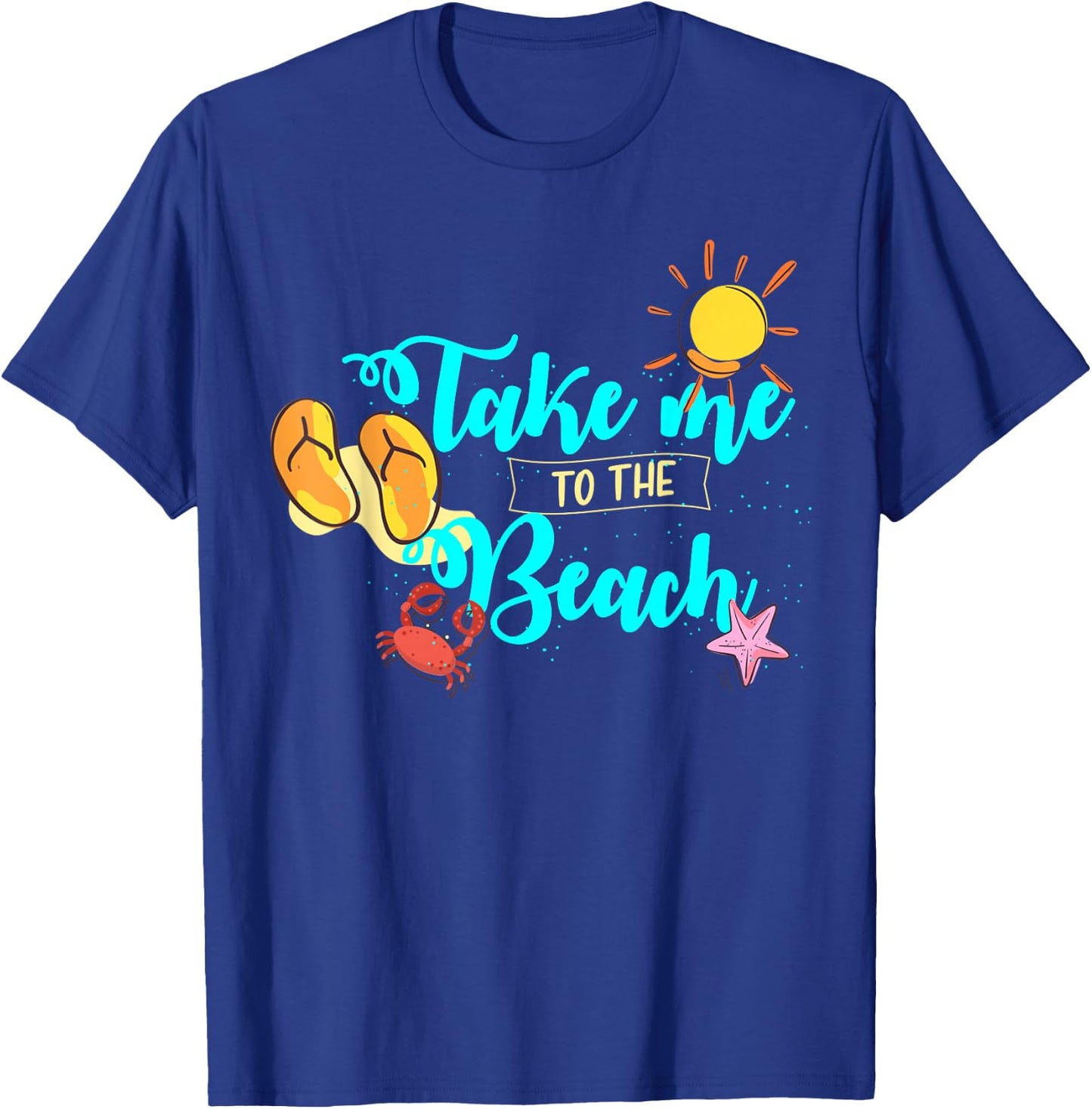 For Surfer or Kitesurfer in Vacation or Take Me to the Beach T-Shirt - T-Shirt | Royal