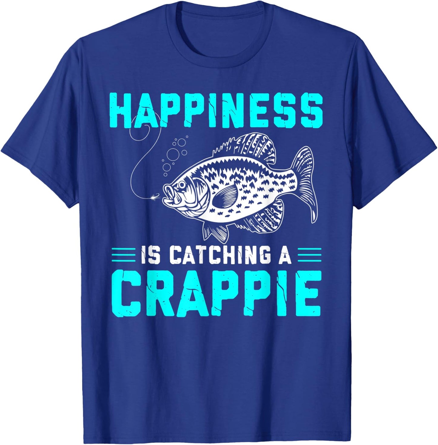 Crappie Fishing Shirt Freshwater Fish Fisherman Gift T-Shirt - T-Shirt | Royal