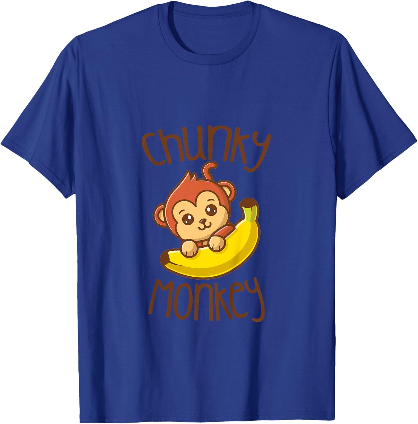 Chunky Monkey Cute Monkey Lover Baby Girl Boy Birthday Boy T-Shirt - T-Shirt | Royal