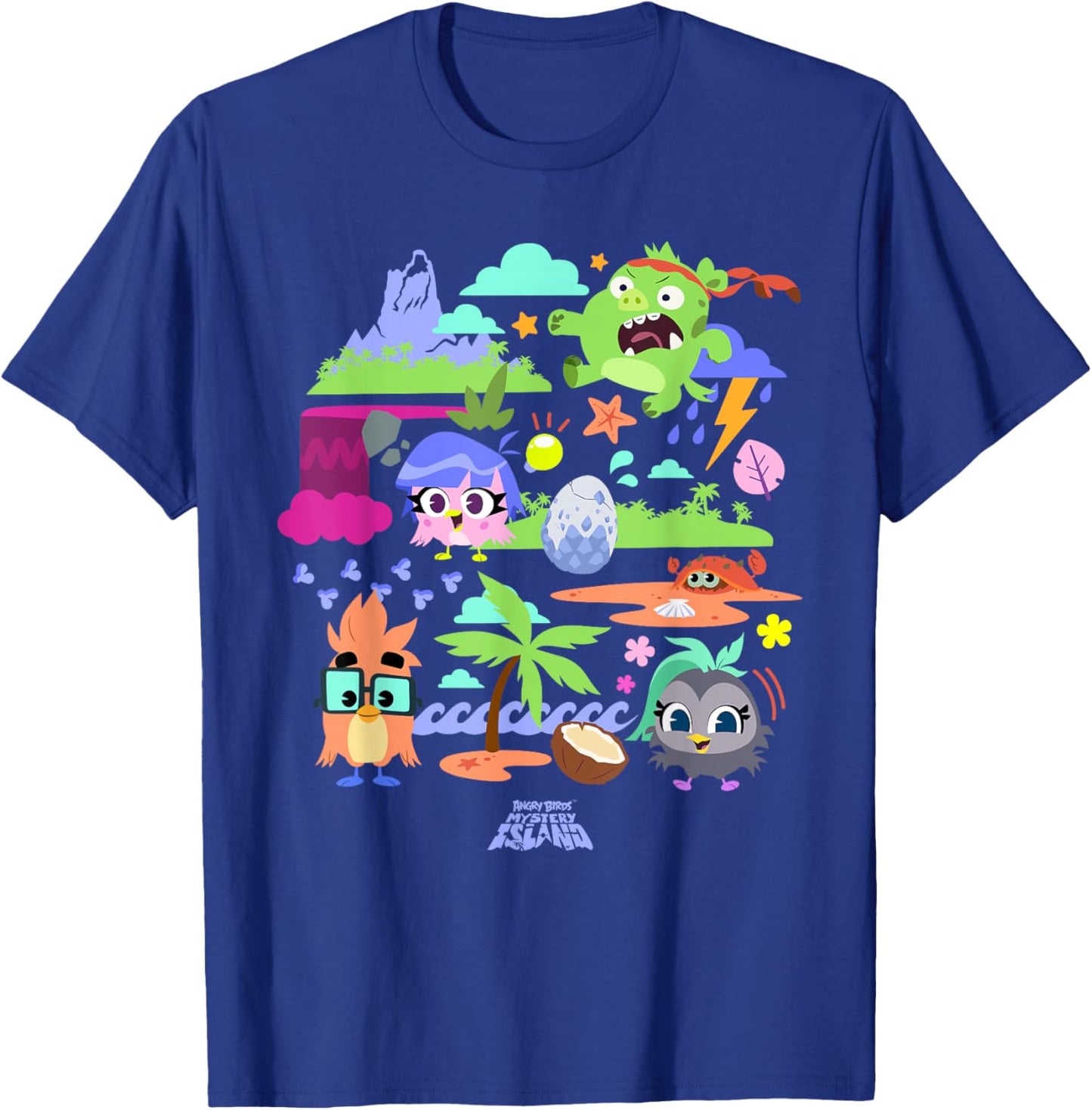 Angry Birds Mystery Island Storytime Official Merchandise T-Shirt - T-Shirt | Royal
