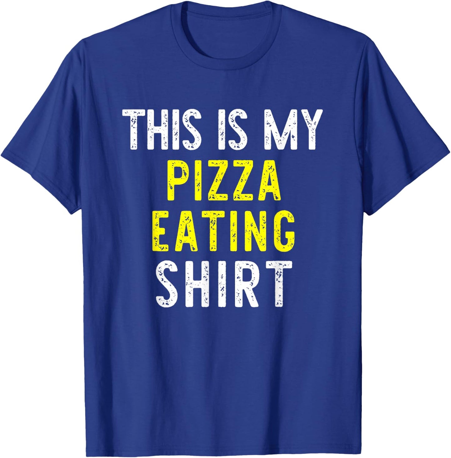 This Is My Pizza Eating Funny Lover Cool Gift T-Shirt - T-Shirt | Royal