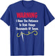Cross Stitch Needlepoint Sewing Quilting Funny T-Shirt - T-Shirt | Royal