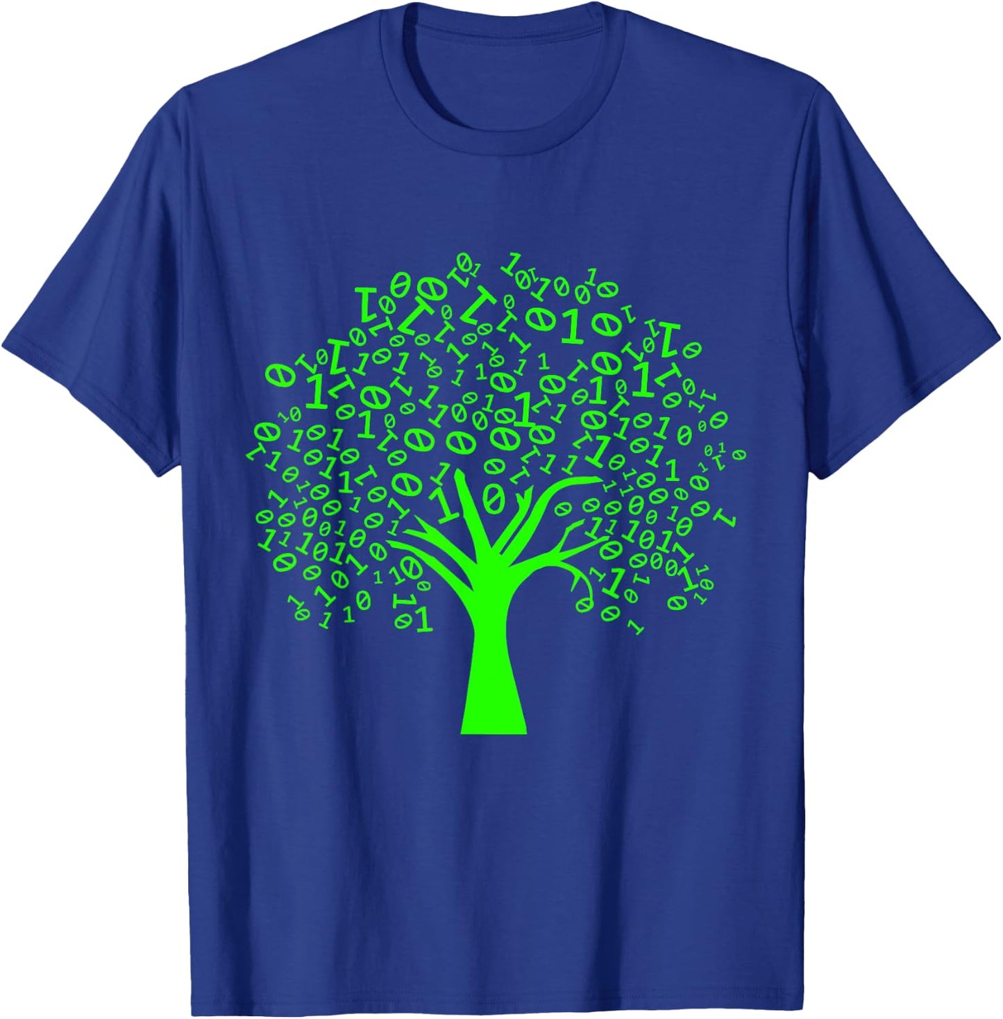 Funny Binary Tree Computer Science Coding Programmer T-Shirt - T-Shirt | Royal
