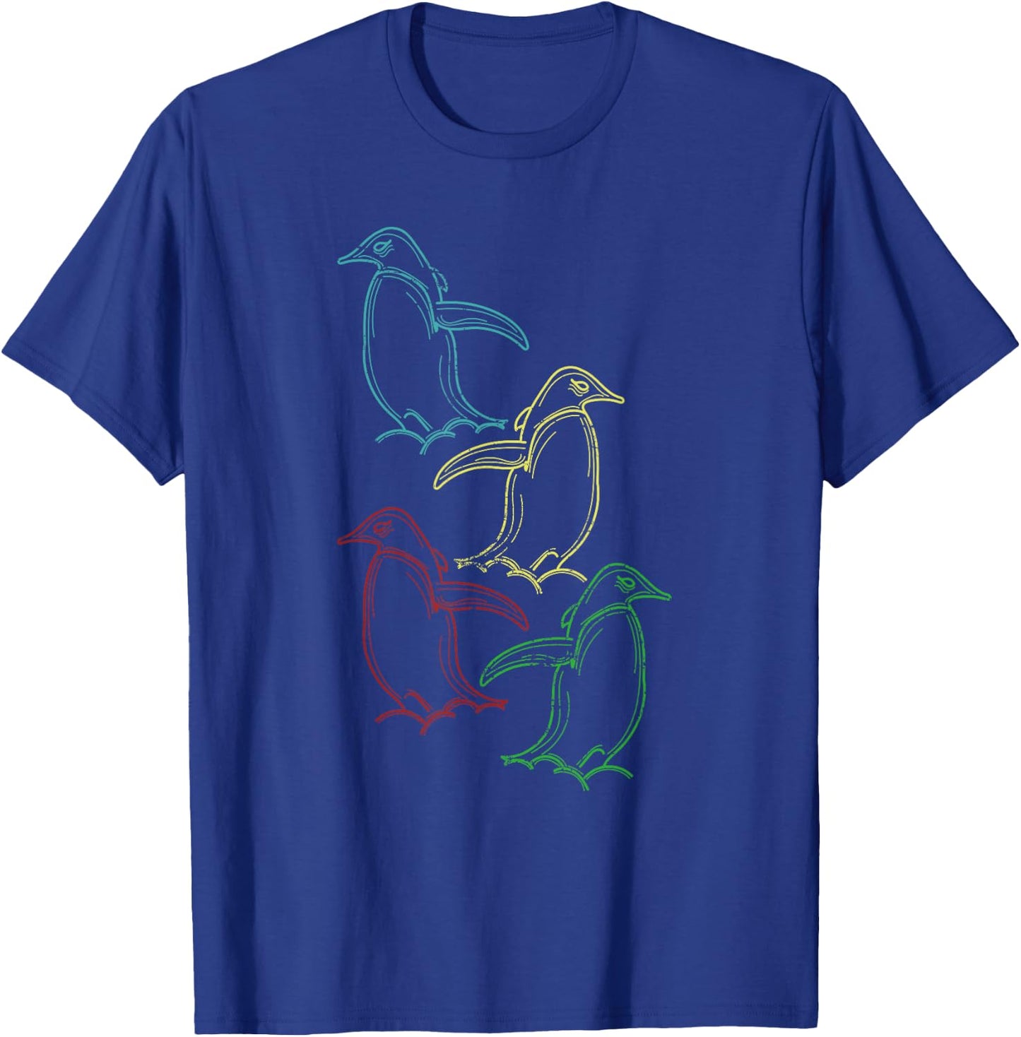 Antarctica Animal Bird Zoo Keeper Gift Penguin T-Shirt - T-Shirt | Royal