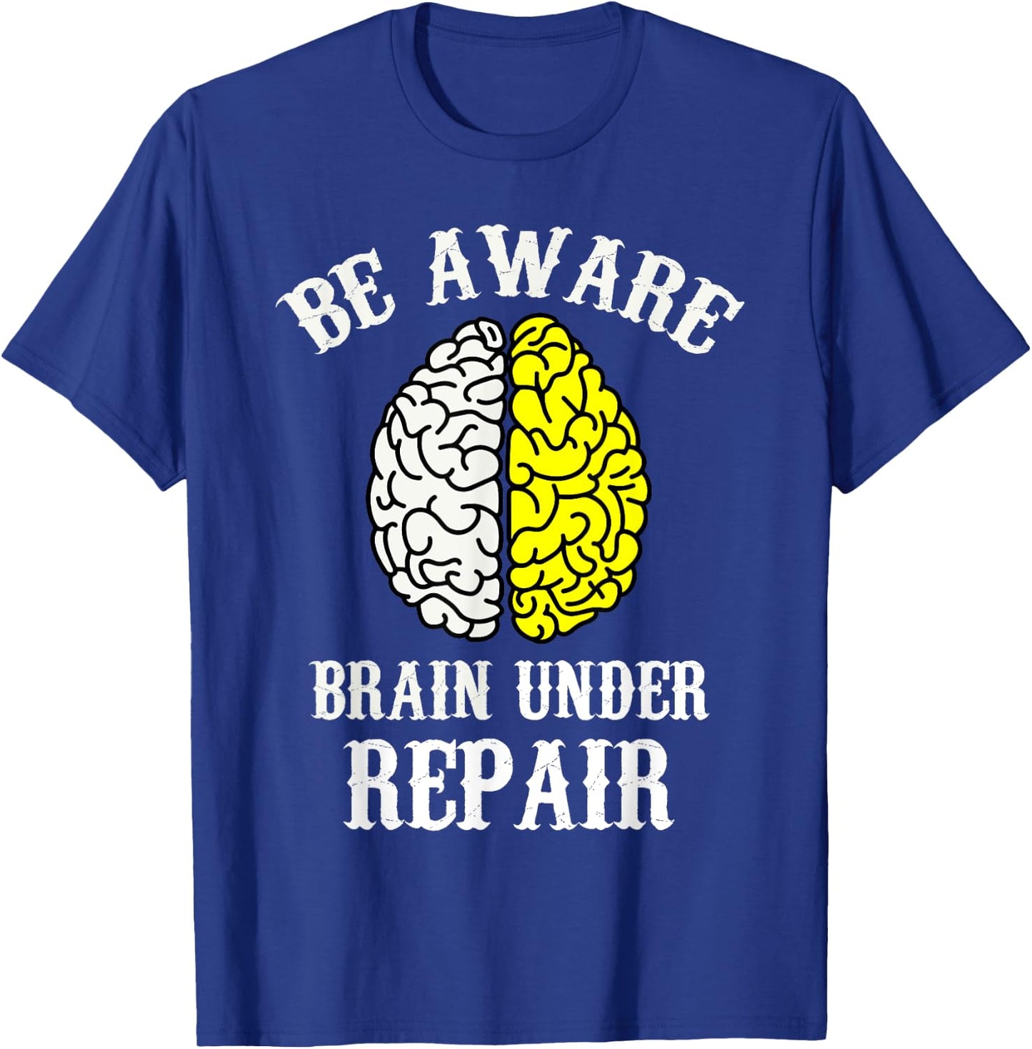 Funny Concussion PCS Warrior Awareness Support Gift T-Shirt - T-Shirt | Royal