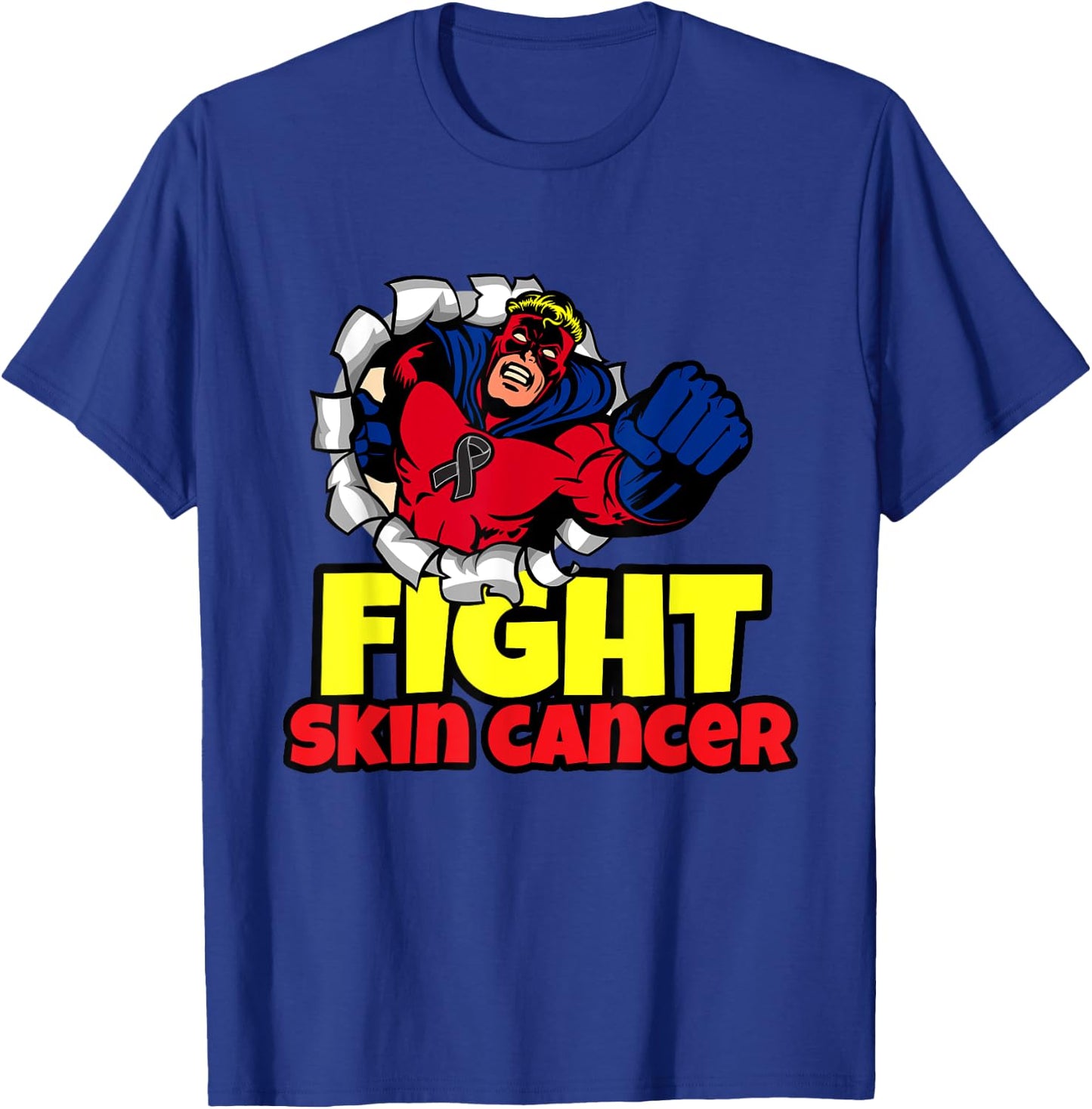 Skin Cancer Awareness Month Products for Boys Melanoma T-Shirt - T-Shirt | Royal