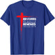 Christian Bible Verse Colossians 1:13-14 Cross T-Shirt - T-Shirt | Royal