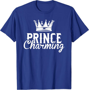 Prince Charming Funny Fairy Tale Halloween Lazy Costume Small T-Shirt - T-Shirt | Royal