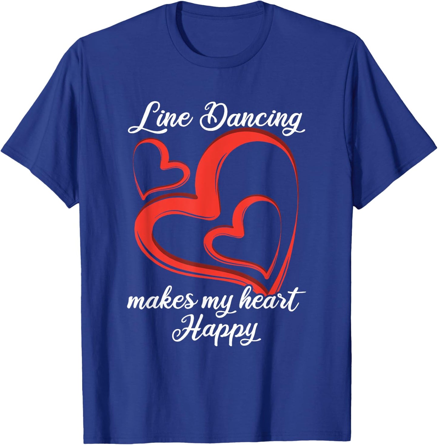 Line Dancing Rodeo Western Gift Line Dance T-Shirt - T-Shirt | Royal