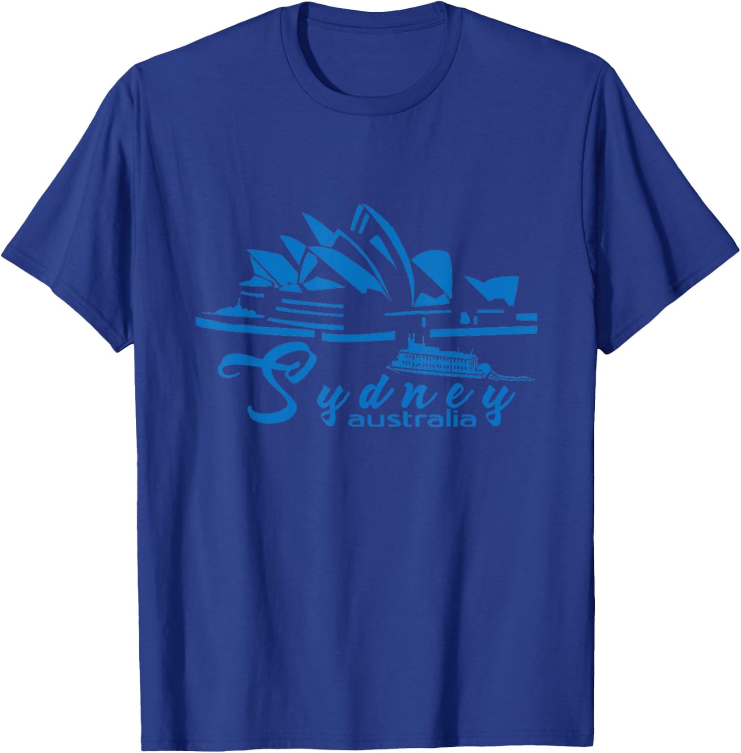 Sydney Opera | Sydney Australian Men Women Kids Aussie T-Shirt - T-Shirt | Royal