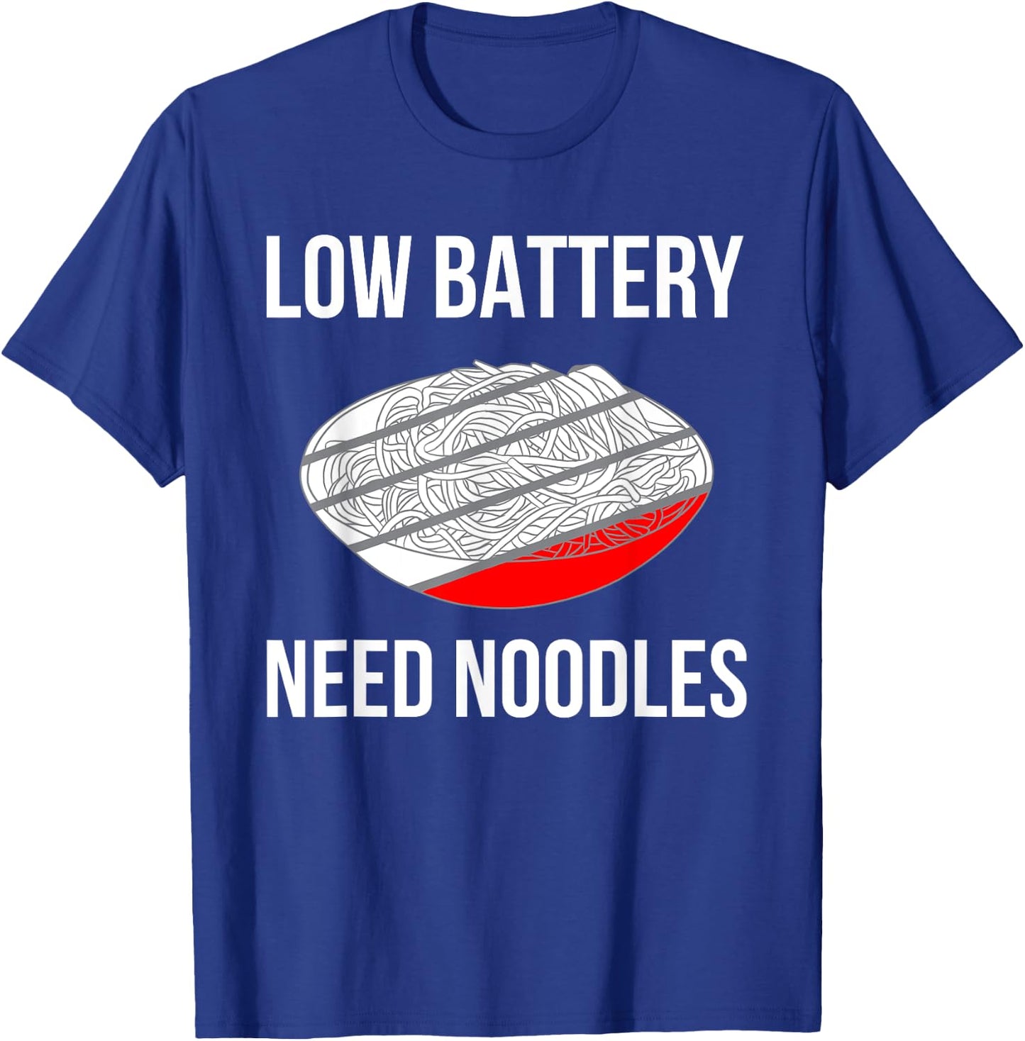 Funny Ramen Noodle Pasta Instant Lunch Men Women Kids Gifts T-Shirt - T-Shirt | Royal