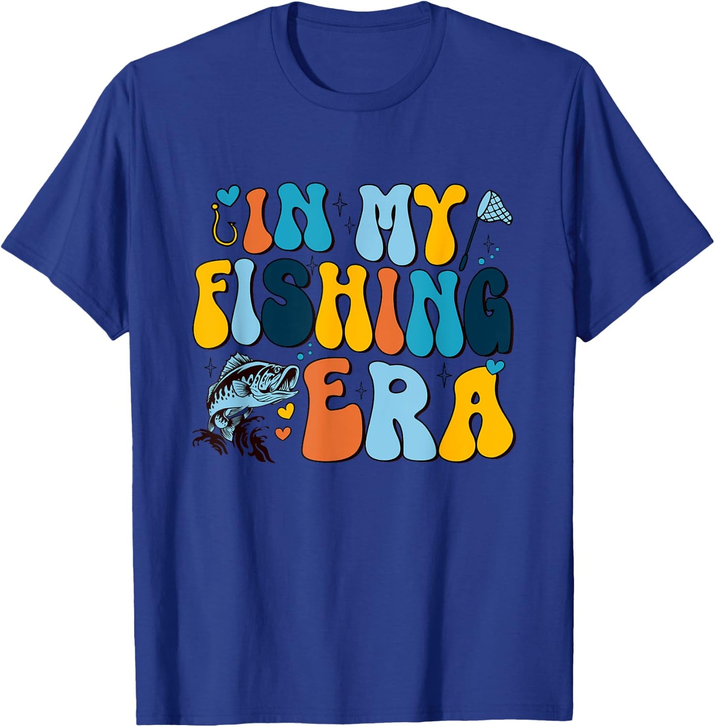 In My Fishing Era Fishing Lover Funny Fishing T-Shirt - T-Shirt | Royal