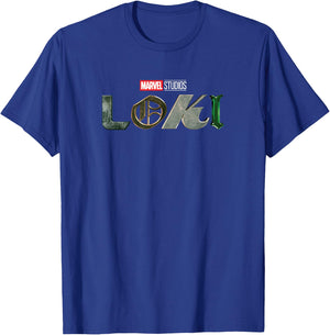 Marvel Loki Logo T-Shirt - T-Shirt | Royal