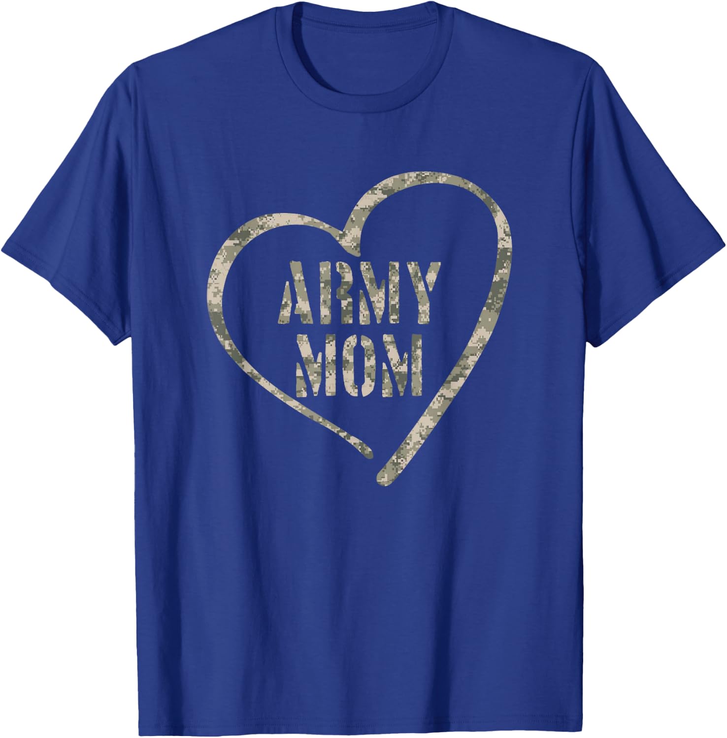 Army Mom Proud Military Mother Serviceman Soldier Mom T-Shirt - T-Shirt | Royal