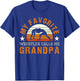 My Favorite Wrestler Calls Me Grandpa Wrestling Coach T-Shirt - T-Shirt | Royal