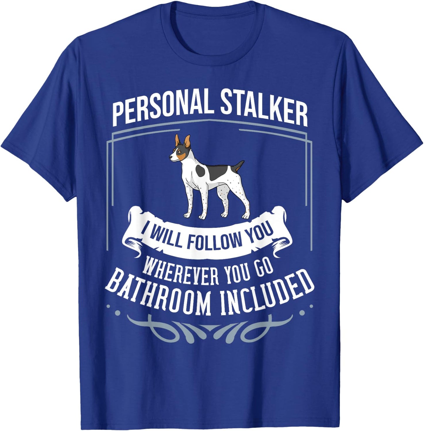 Rat Terrier Mix Mom Breeder -Adults Dog Themed Black Small T-Shirt - T-Shirt | Royal
