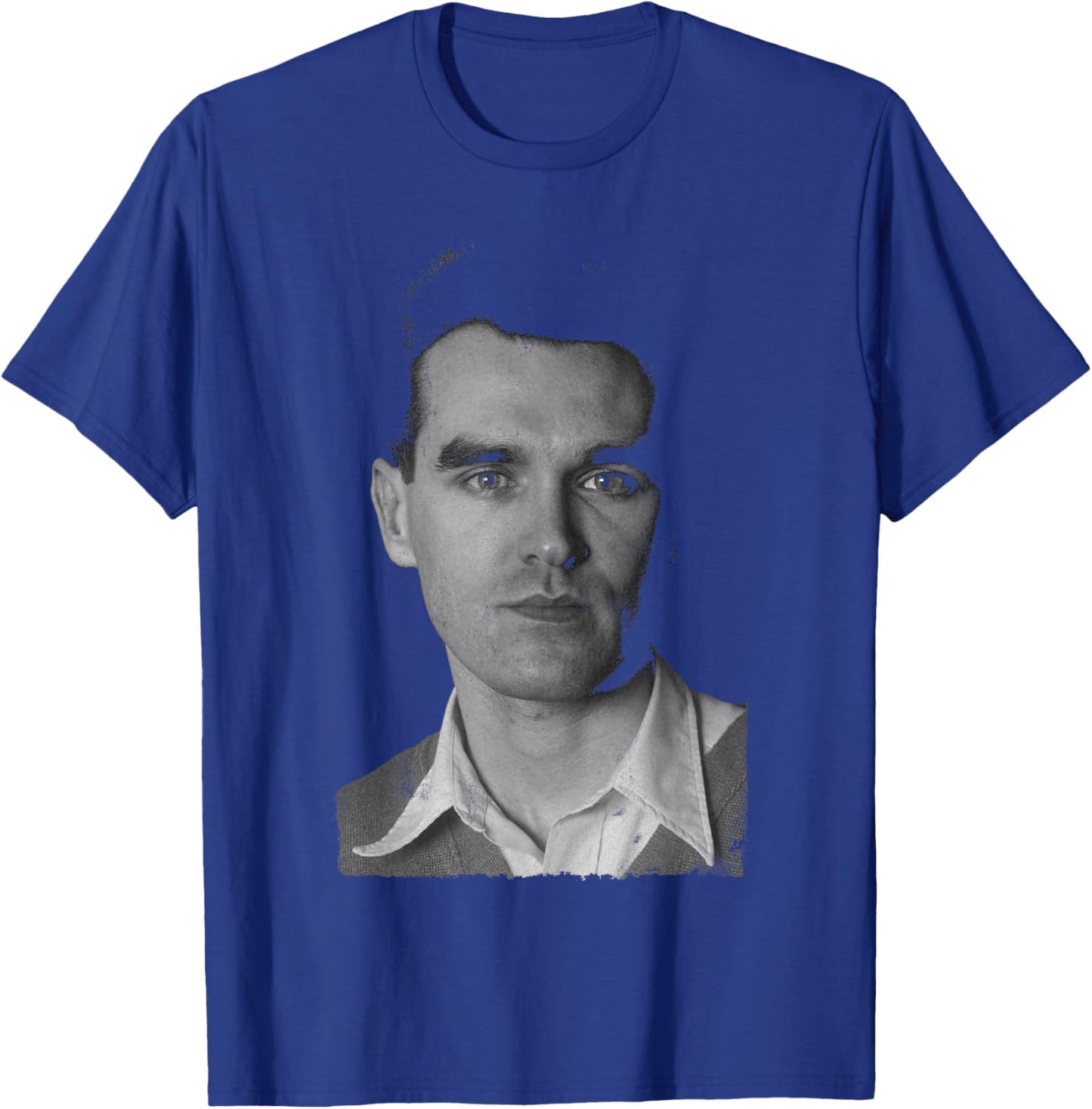 Morrissey The Smiths Home Portrait B&W By Stephen Wright T-Shirt - T-Shirt | Royal