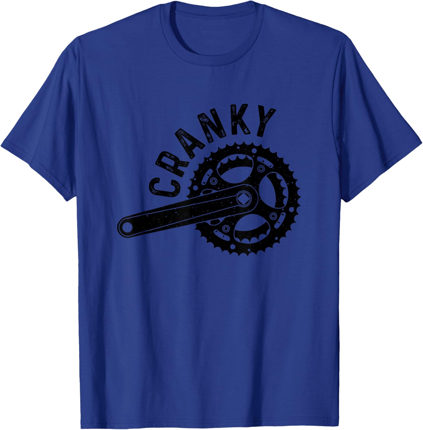 Funny Cycling Gift Bicycle Riders Cool Bike Crank Cycling T-Shirt - T-Shirt | Royal