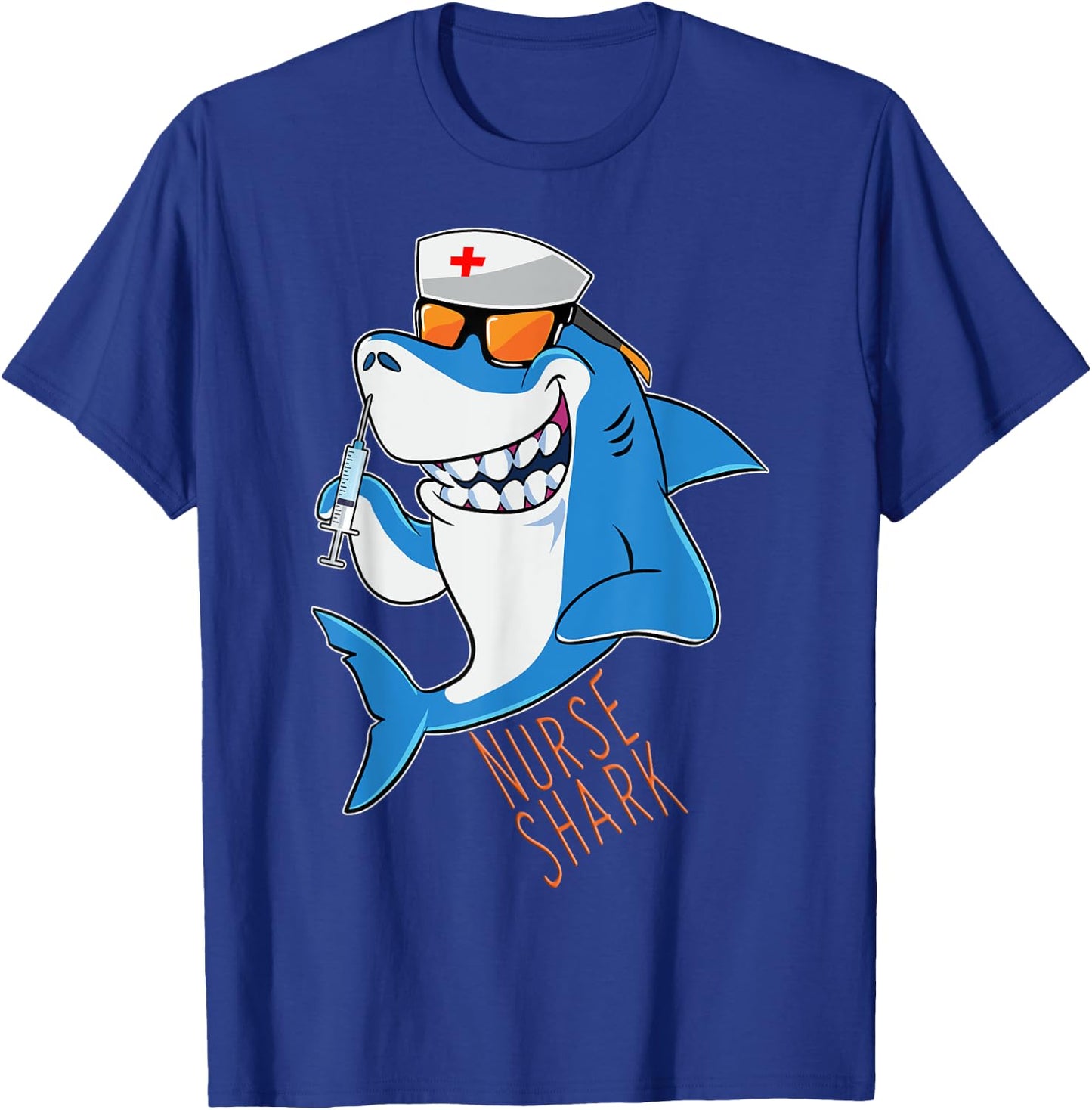 Nurse Shark Shots Keep Well Ill Sea Animal T-Shirt - T-Shirt | Royal