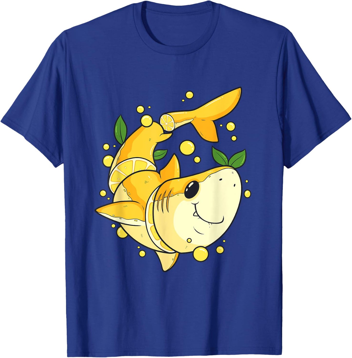 Funny Chopped Lemon Shark Word Game Shark Gift T-Shirt - T-Shirt | Royal
